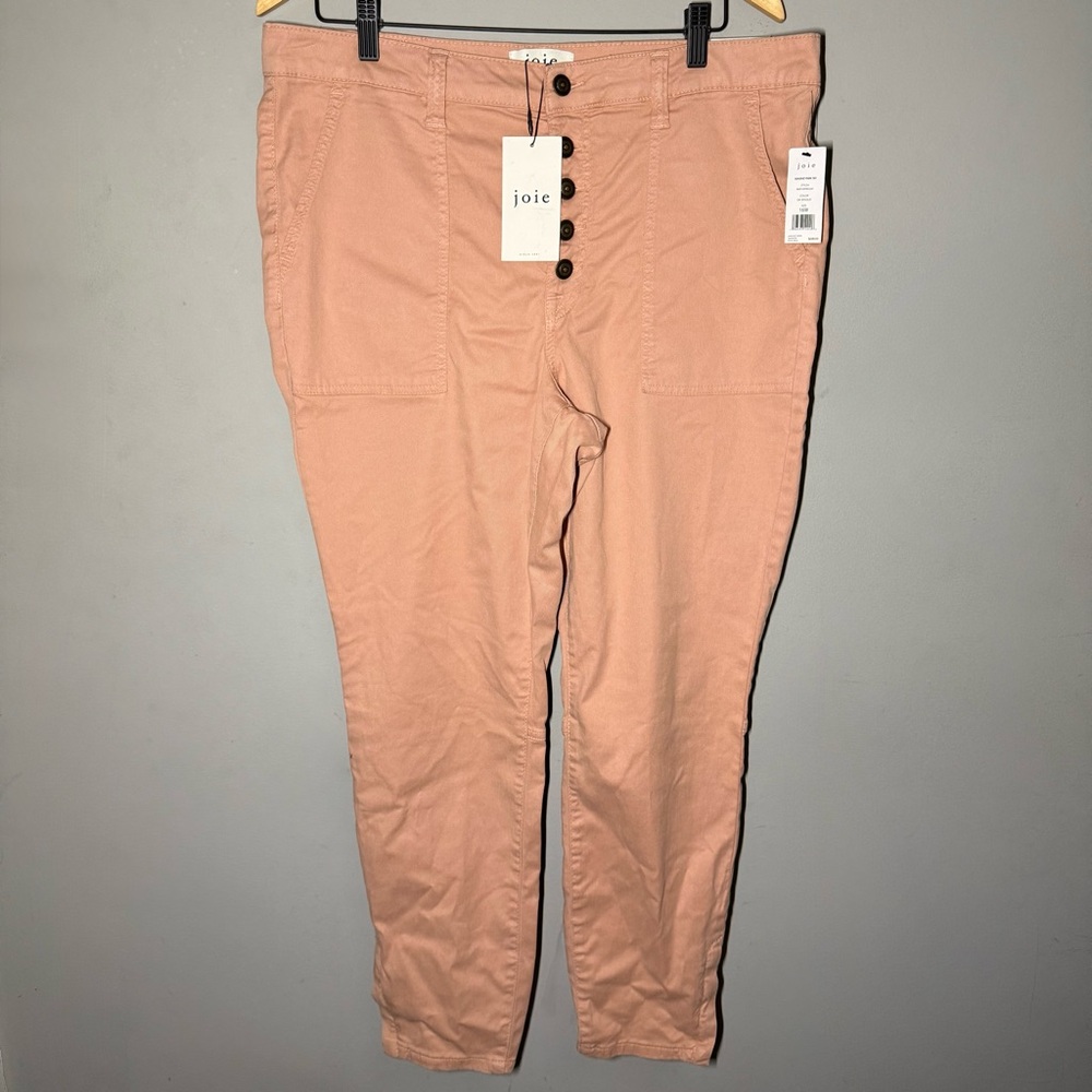 NWT Joie ‘DK Bisque’ High-Rise Maxine Skinny Pants size 16 W retail: $228